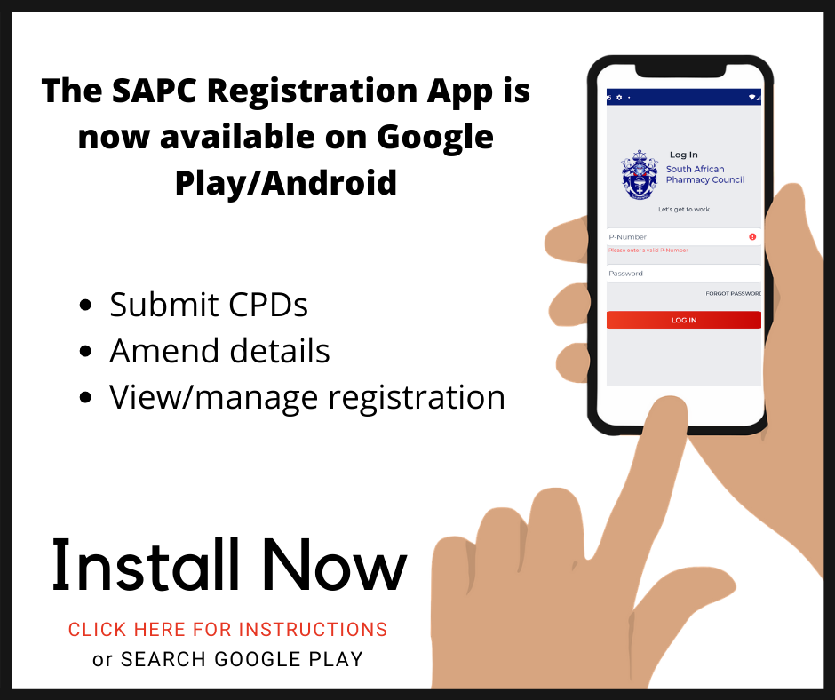 download SAPC Registration App